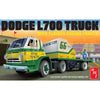 AMT 1368 1/25 1966 Dodge L700 Truck with Flatbed Racing Trailer