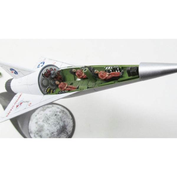 Modellino NASA Atlantis Moonship 1:96 - Kit Astronave AMCH1825 Con Figure E Base Lunare, Per Collezionisti - 6