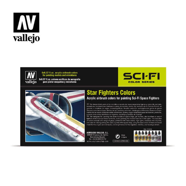Model Air Set - Star Fighters Colours (8) Vallejo 71612