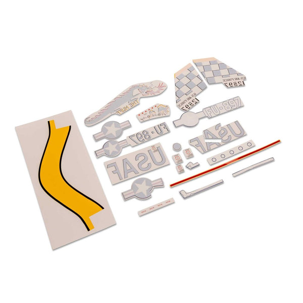E-flite Decal Sheet Für Ultra Micro Radian – Aufkleberbogen Für Modellflugzeug, Offizielles Zubehör Von Horizon Hobby