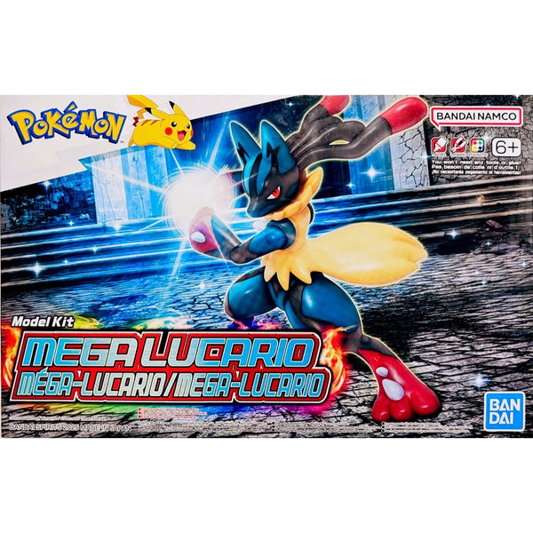 Bandai Pokémon Model Kit Lucario 10cm - Statuetta Articolata Da Costruire - 4