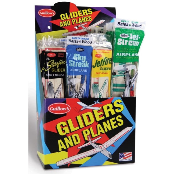 Guillows 77 Display Combo Pack 4 Balsa Glider Metro Hobbies
