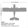 HobbyZone Apprentice STOL S 700mm RC Plane BNF Basic HBZ6150