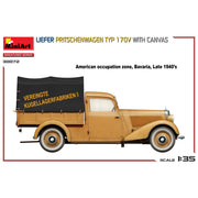 Miniart 38072 1/35 Liefer Pritschenwagen TYP 170V with Canvas