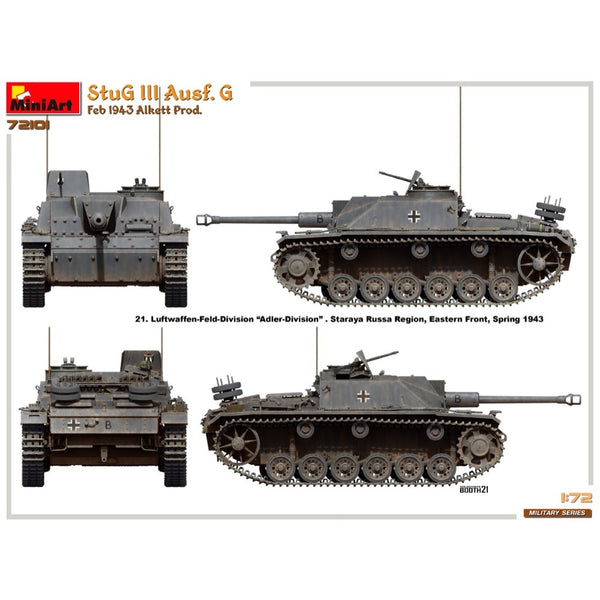 Armor Dragon 60304 StuG III, Pz.Gren.Div. Grosdeutscland Front est 1943**NEUF