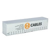 On Track Models 40CS-38 MM Cables White NW4903/NW4908 40ft Curtain Sided Containers