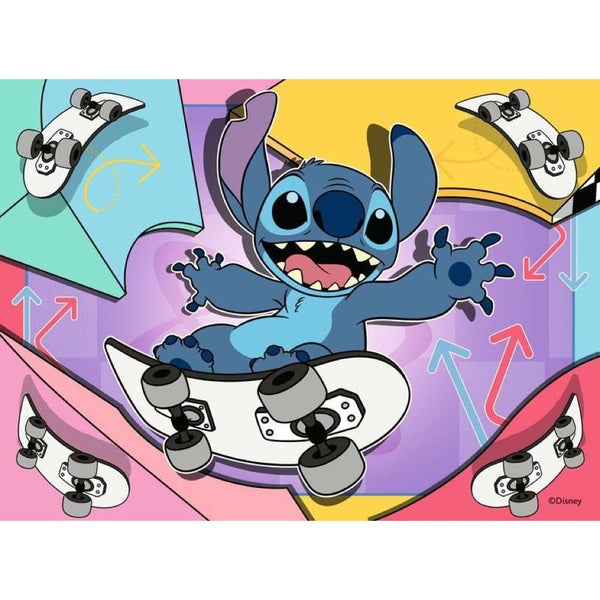 Ravensburger 04106-1 Disney Sporty Stitch 4 In a Box 12, 16, 20 & 24pc ...