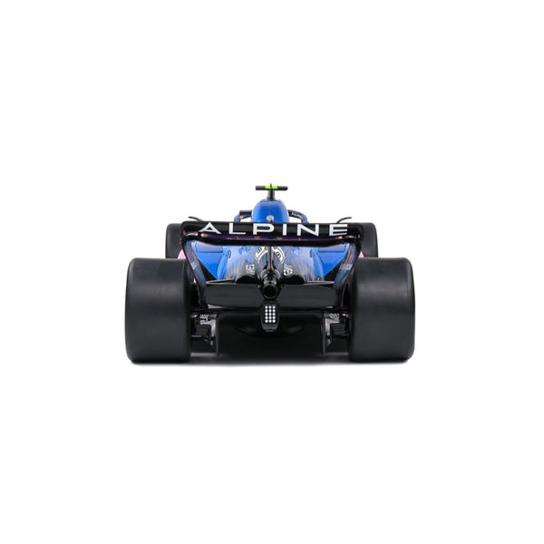 Fernando Alonso #14 Alpine A522 Monaco GP 2022 1:18 Échelle Solido