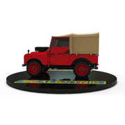 Scalextric C4493 Land Rover Series 1 Poppy Red Slot Car