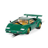 Scalextric C4500 Lamborghini Countach Green Slot Car