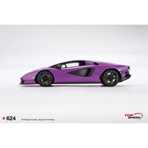 Modèle Réduit Lamborghini LPI 800-4 Violet 1:43 TrueScale - Neuf, Collection TSM430854