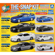 Aoshima A006632 1/24 Nissan R34 Skyline GT-R Custom Wheel White Pearl Snap Kit