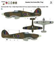 Fly Models 32017 1/32 Hawker Hurricane Mk.I Tropical with RAAF V7476 decals