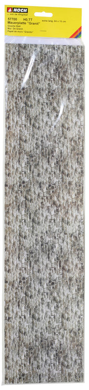 Noch 57700 HO Granite Wall 64X15cm
