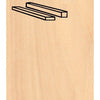 Artesania 91044 Basswood 4 x 4 x 1000mm (6) Wood Strip