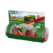 BRIO 33892 Train Tunnel and Steam Train 3pc