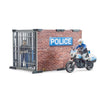 Bruder 62732 Police Station with Police Motorbike