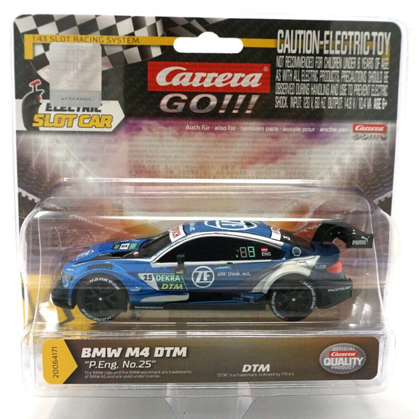 Carrera 64171 Go!!! BMW M4 DTM P. Eng No.25 Slot Car – Metro Hobbies