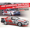 Classic Carlectables 18796 1/18 1988 Sandown 2nd Place Holden VL Commodore