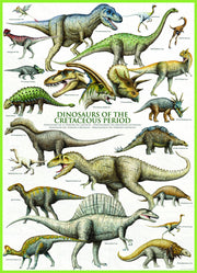 Eurographics 60098 Dinosaurs Cretaceous Period 1000pc Jigsaw Puzzle