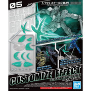 Bandai 5060838 Customize Effect Slash Image Ver Green Plastic Model Kit