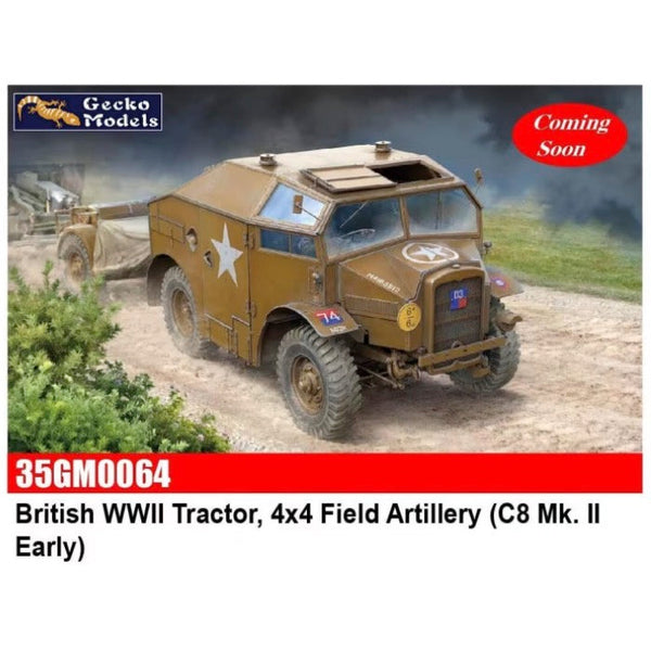 Gecko Models 35GM0064 1/35 British WWII Tractor, 4x4 Field Artillery C8