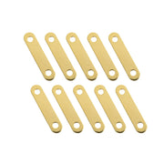 G-Force 1330-002 Gold Plated Battery Bars 22mm (10pcs)