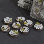 Gamers Grass GGB-TR32 Battle Ready Temple Bases Round 32mm 8pc