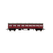 Hornby BR Collett 57 Bow Ended E131 Nine Compartment Composite Left Hand W6630W - Era 4