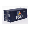 Hornby R60041 OO P and O Container Pack 1 x 20ft and 1 x 40ft Containers