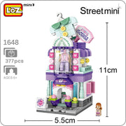 Loz 1648 Mini Streets Clothing Store
