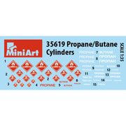 MiniArt 35619 1/35 Propane/Butane Cylinders