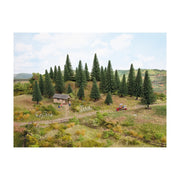 Noch 32830 N/Z Fir Trees with Planting Pin 25pce 3.5-9cm Hight