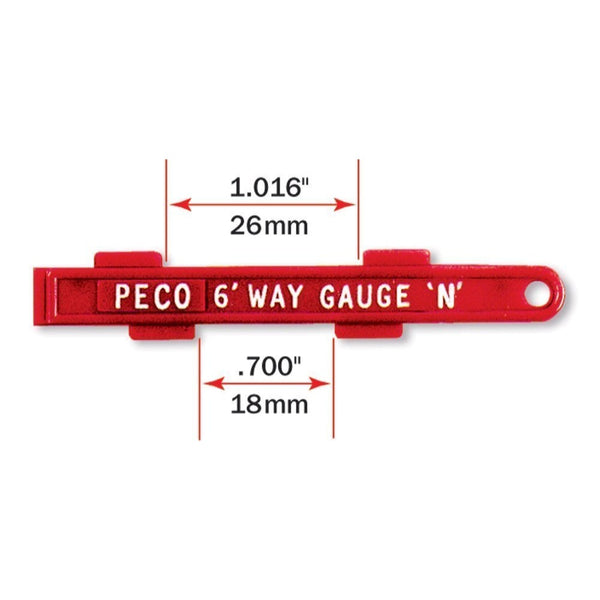 PECO SL-36 - 2 X Track Laying 6ft Way Gauge '00 Gauge' New