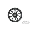 Proline Pomona Drag Spec 2.2in Black Front Wheels 2pc for Slash PR2775-03