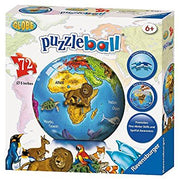 Ravensburger 11840-3 Childrens Globe Puzzleball 72pc Jigsaw Puzzle