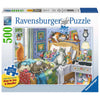 Ravensburger Cat Nap Puzzle Large Format 500pc