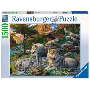 Ravensburger 16598-8 Wolves in Spring 1500pc Jigsaw Puzzle