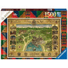 Ravensburger 16599-5 Harry Potter Hogwarts Map 1500pc Jigsaw Puzzle