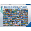 Ravensburger RB80487-0 99 Places in Europe 2000pc Jigsaw Puzzle