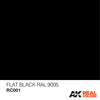 AK Interactive RC001 Real Colors Flat Black Paint Acrylic Lacquer 10mL*