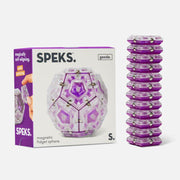 Speks Geode Magnetic Fidget Toy Purple