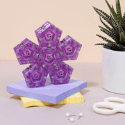 Speks Geode Magnetic Fidget Toy Purple
