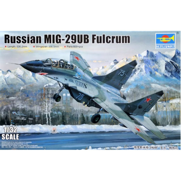 Trumpeter 03226 1/32 Russian MIG-29 UB Fulcrum – Metro Hobbies