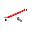 Traxxas 9748-RED Steering Link 6061-T6 Aluminum Red Anodized / Servo Horn Metal / Spacers 2pc / 3x6mm CCS with Threadlock 1pc / 2.5x7mm SS with Threadlock 1pc