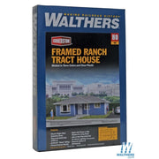 Walthers 933-3775 HO Framed Ranch Tract House Kit