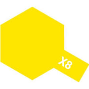 Tamiya 80008 Enamel Paint X-8 Gloss Lemon Yellow (10ml)
