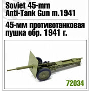 Zebrano 72034 1/72 Soviet 45mm Anti-Tank Gun m.1941