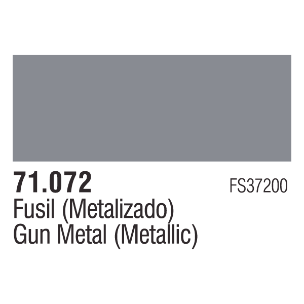 Vallejo Gun Metal Paint, 17ml