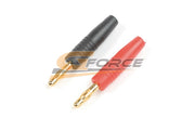 G-Force 1013-001 Banana Gold Connectors 4mm Red and Black (1set)
